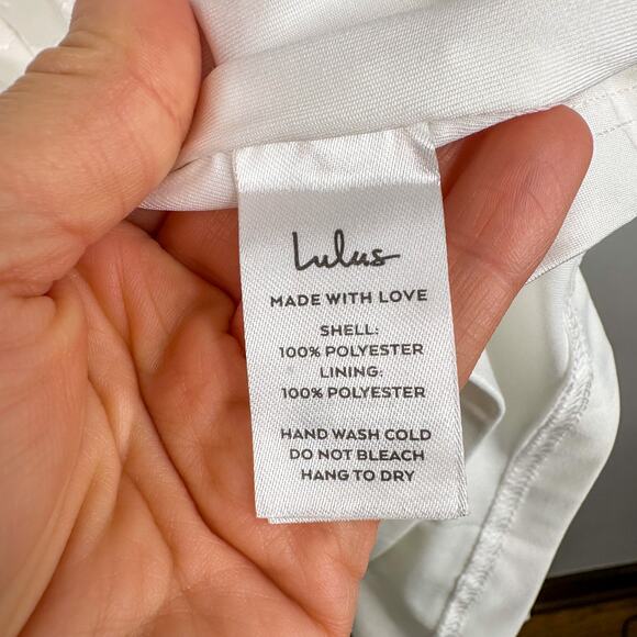 Lulus Dearest Darling White Burnout Floral Jacquard Bustier Mini Dress - Picture 7 of 10